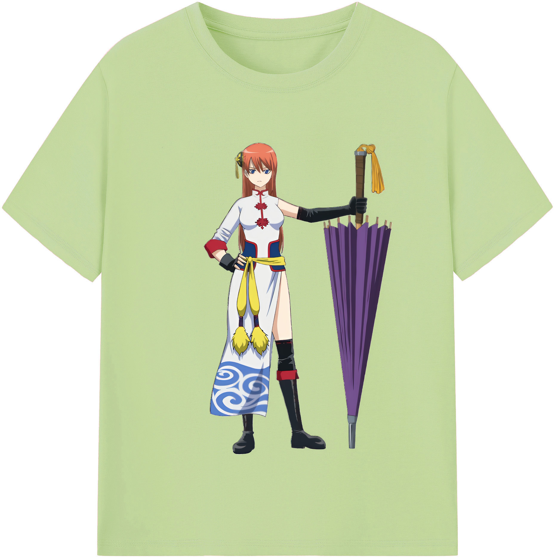 （画像用） ぎんたま 坂田銀時（さかたぎんとき） 神楽 志村新八（しむら しんぱち） GINTAMA Sakata Gintoki Kagura Shimura Shinpachi 綿100％半袖Tシャツ（フロントプリント）